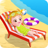 Baby Hazel At Beach